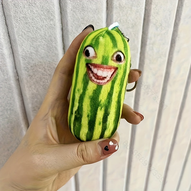 Cucumber Toy Doll Keychain