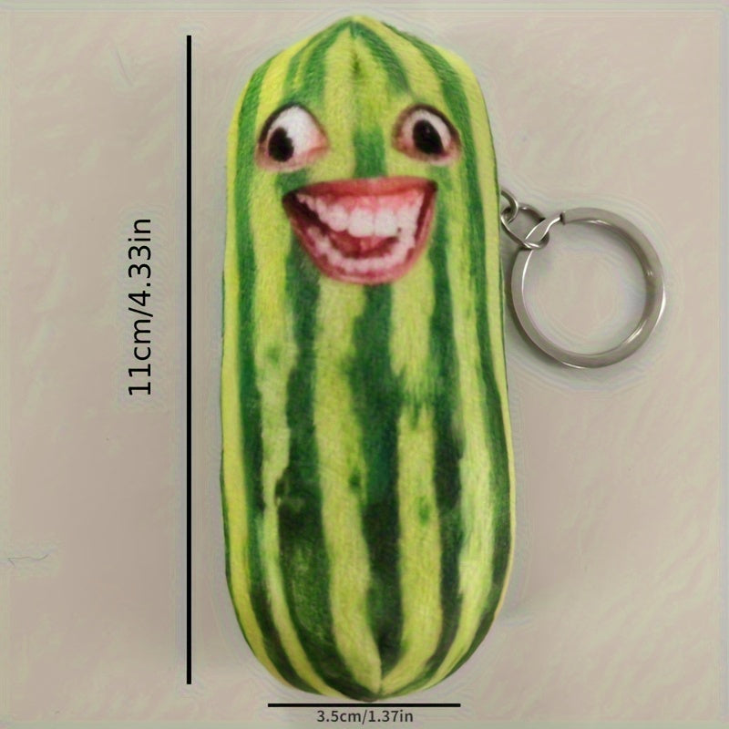 Cucumber Toy Doll Keychain