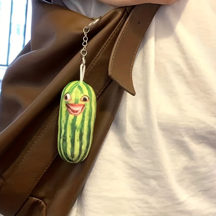 Cucumber Toy Doll Keychain