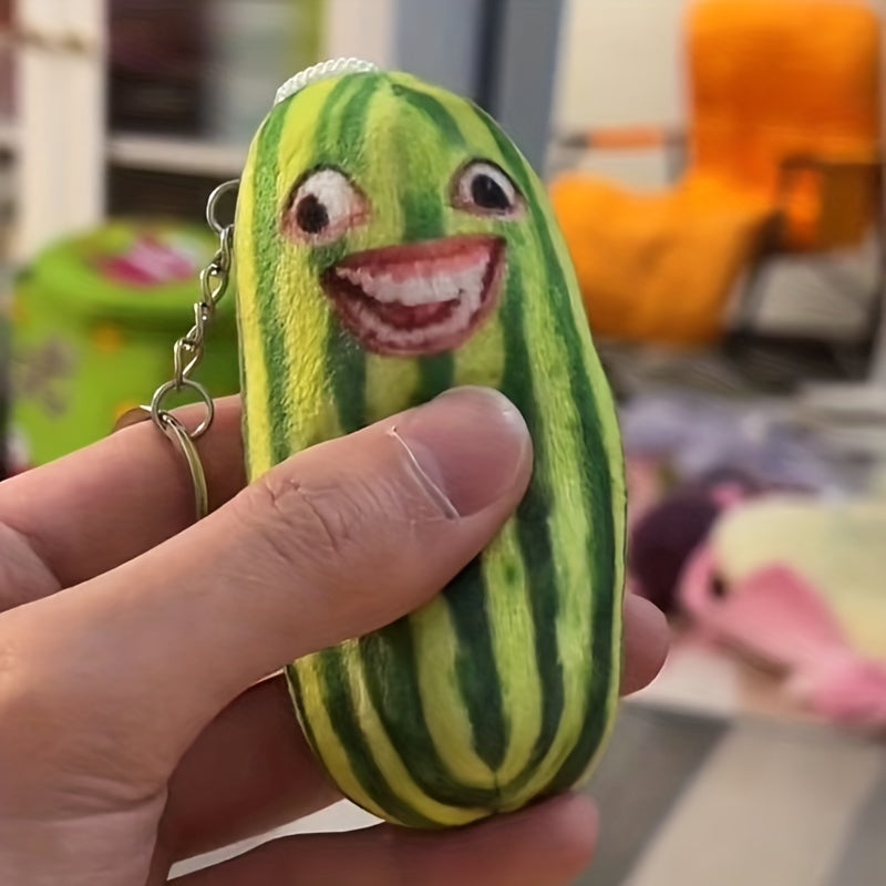 Cucumber Toy Doll Keychain