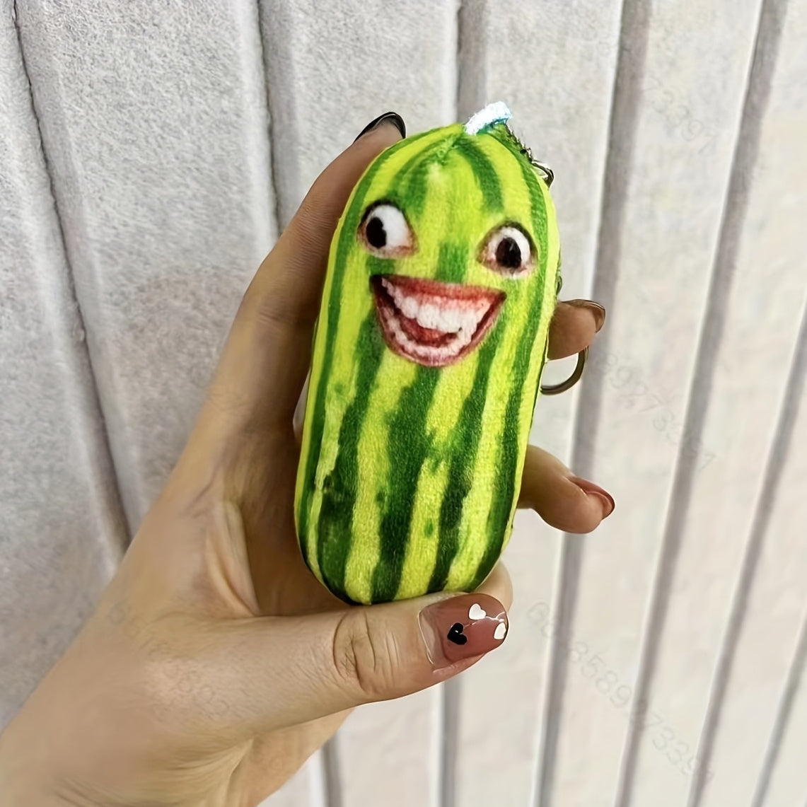 Cucumber Toy Doll Keychain