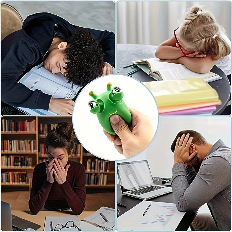 Funny Grass Worm Squeeze Toy