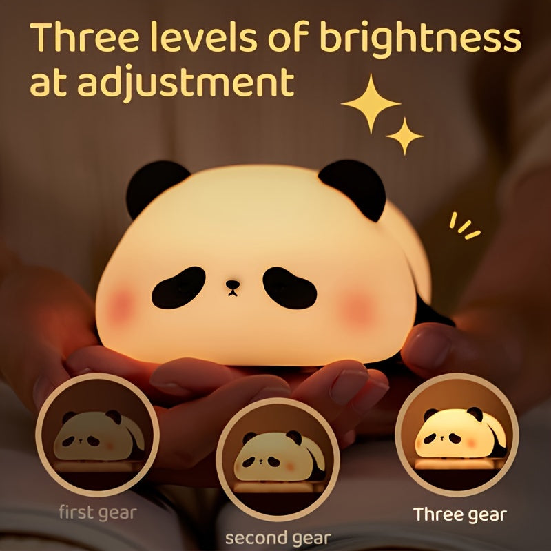 Adorable Panda Silicone LED Lamp
