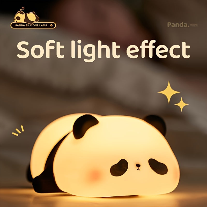 Adorable Panda Silicone LED Lamp