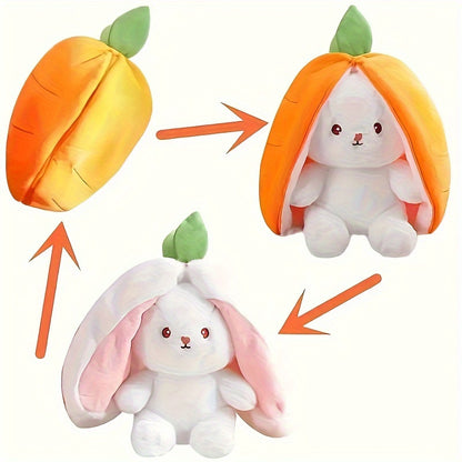 Fruit-Themed Rabbit Plush Toy Set