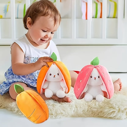 Fruit-Themed Rabbit Plush Toy Set