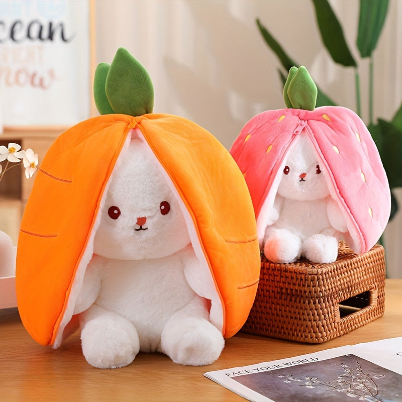 Fruit-Themed Rabbit Plush Toy Set